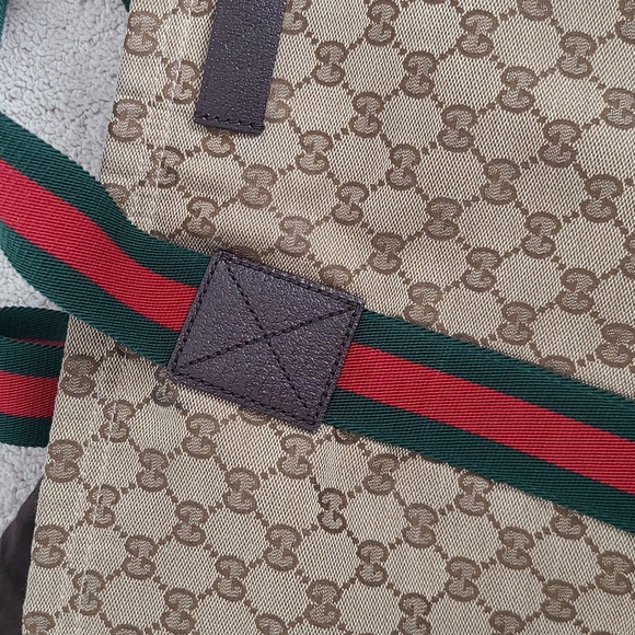 Gucci Canvas Monagram Tote Bag - Dust Bag Included - Picture 9 of 15